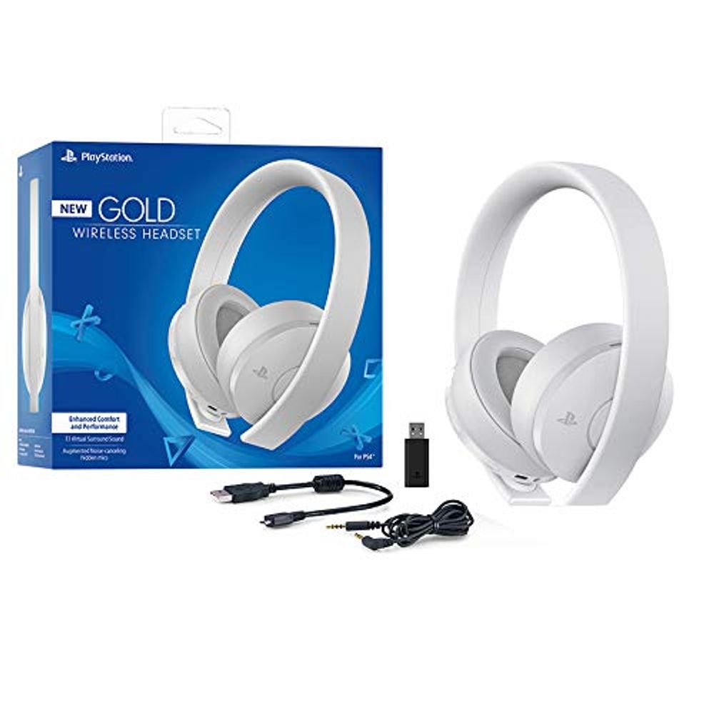 AURICULAR SONY PS4 PLAYSTATION GOLD NEW WIRELESS 7.1 WHITE HACSON464