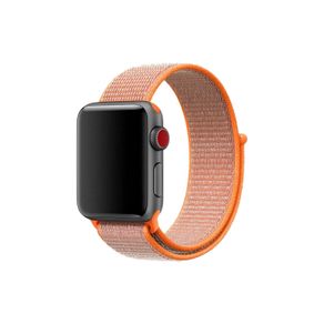 Malla para Apple Watch 42MM/44MM Sport Loop, Nylon, Strip Orange Blue,  HWMCMK028 - compumarket