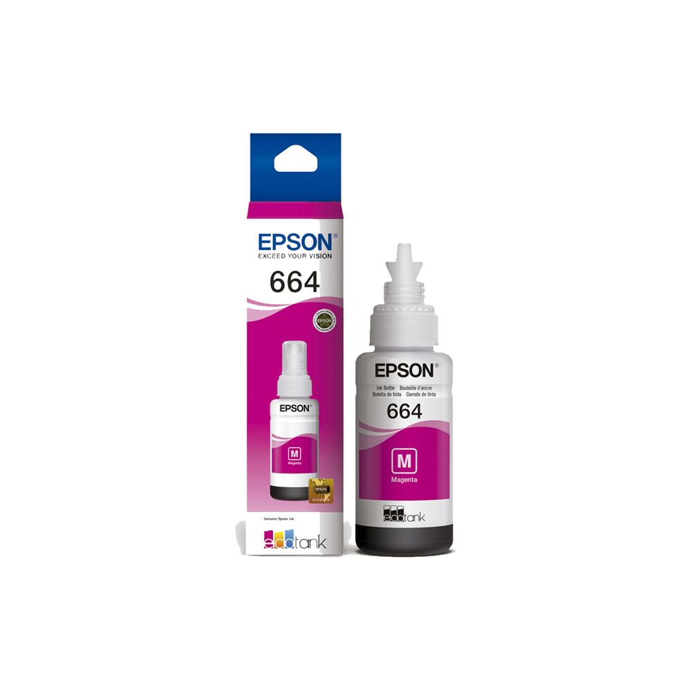 TINTA EPSON MAGENTA T664 320 - HINEPS718 - compumarket